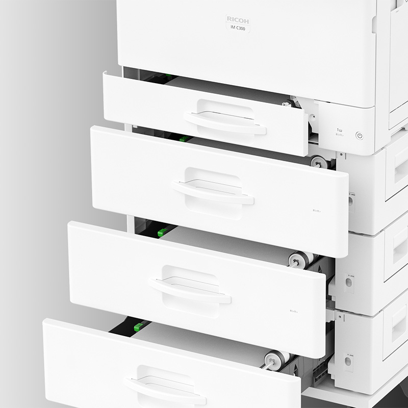 Ricoh IM C300F color multifunction printer front view